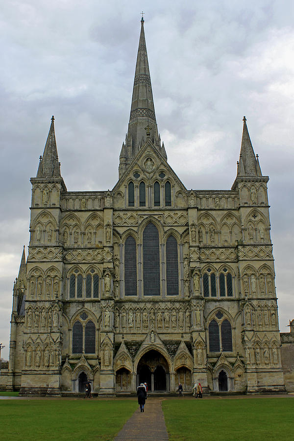Salisbury Cathedral West Front Photograph by Tony Murtagh