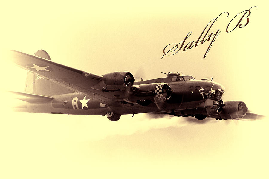 Sally B B-17 Flying Fortress Photograph By Dean Messenger - Pixels