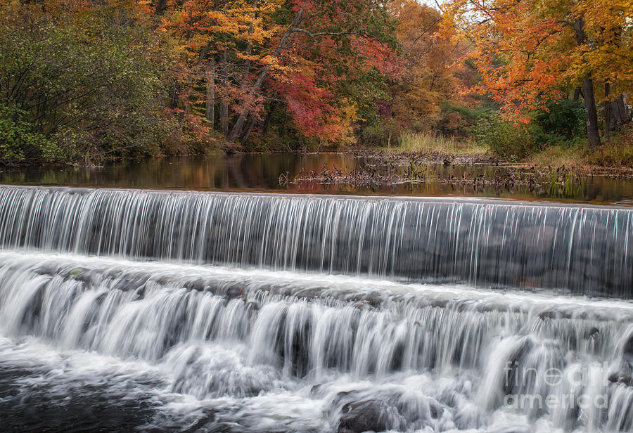 Waterfall Photograph - Salmon Falls River Acton Maine by Scott Thorp