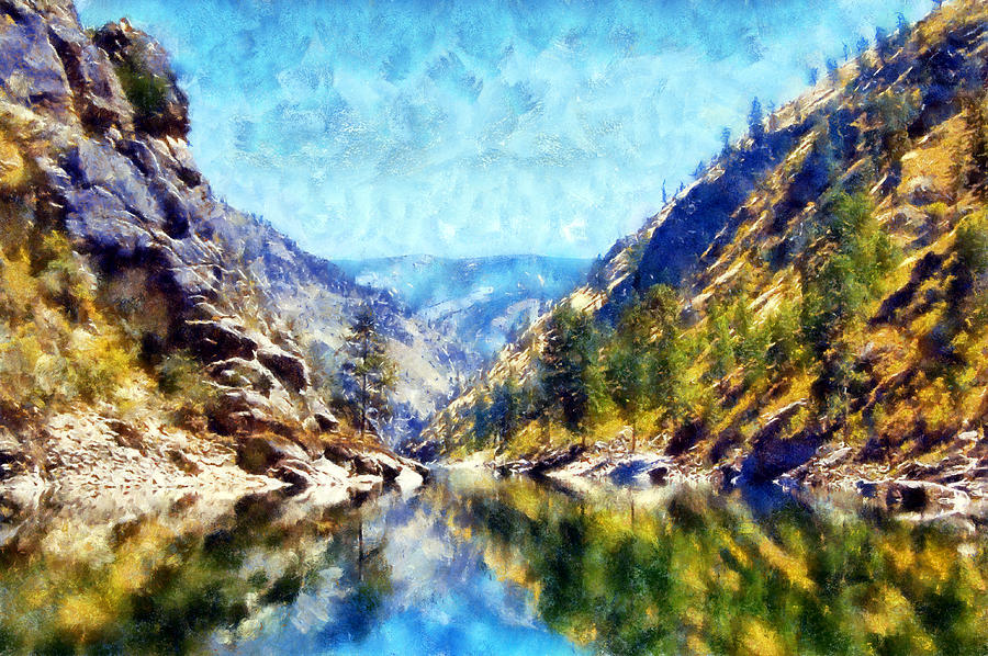 Salmon River Reflections Digital Art