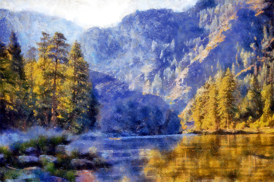 Salmon River Valley Digital Art by Kaylee Mason