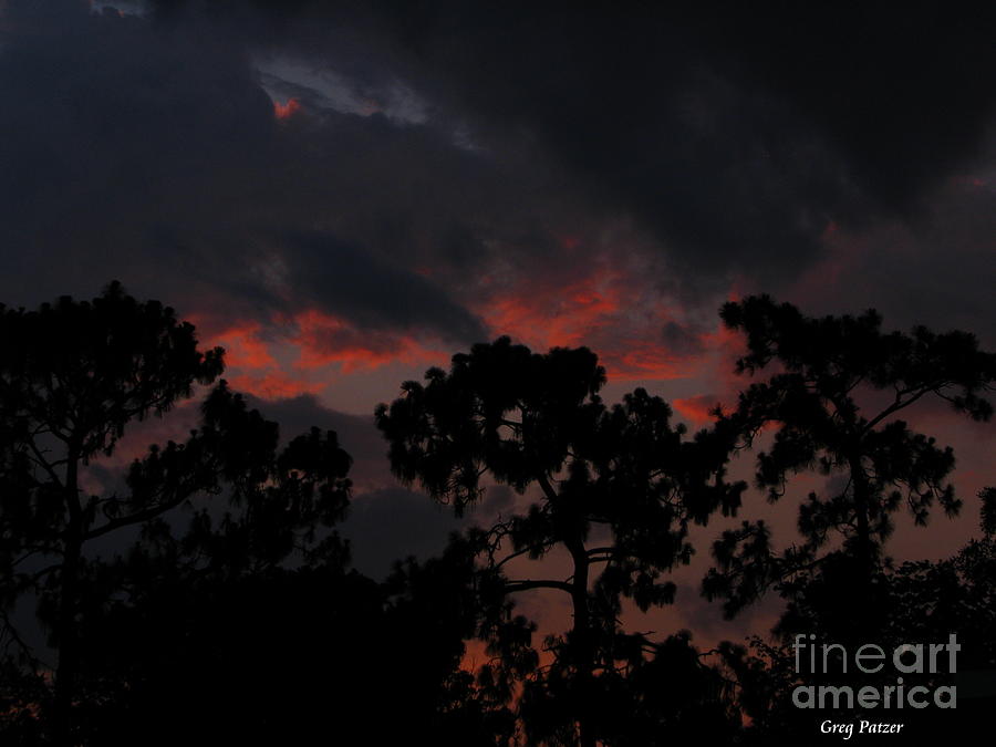 Sunset Photograph - Salmon Sunset by Greg Patzer