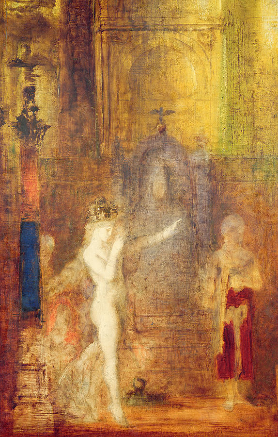 Gustave Moreau Painting - Salome dancing before Herod by Gustave Moreau