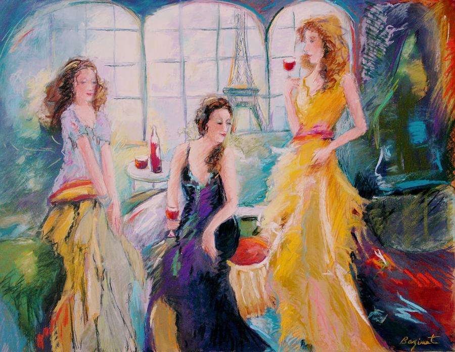 Salon Du Vin Painting by Jane Bazinet - Fine Art America