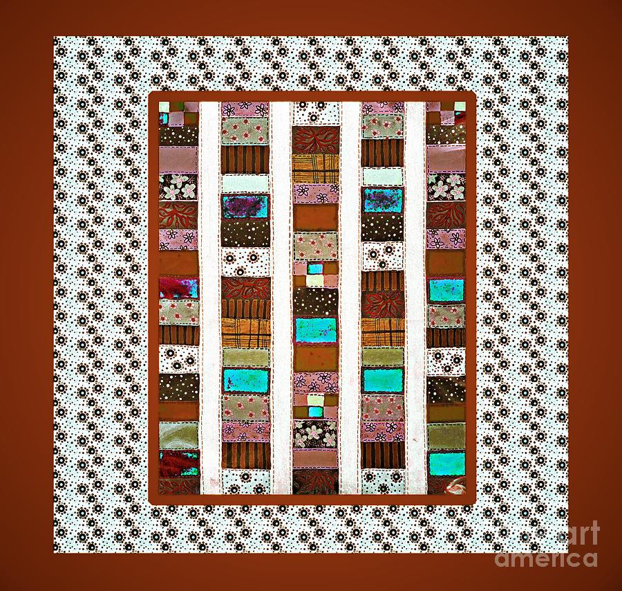 Salsa Quilt 2 Painting by Barbara A Griffin
