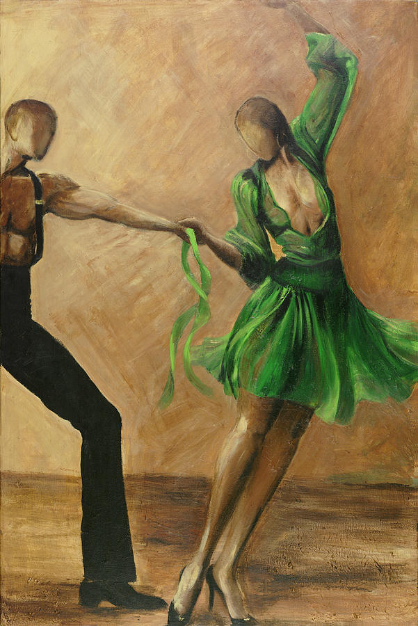 Salsa Painting by Sheri  Chakamian