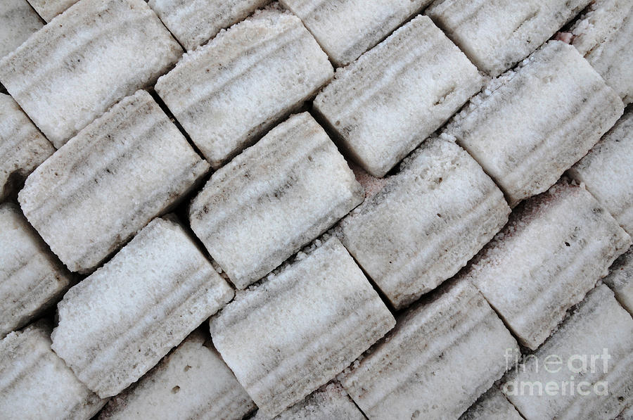 Salt Blocks Bolivia Photograph by Vivian Christopher