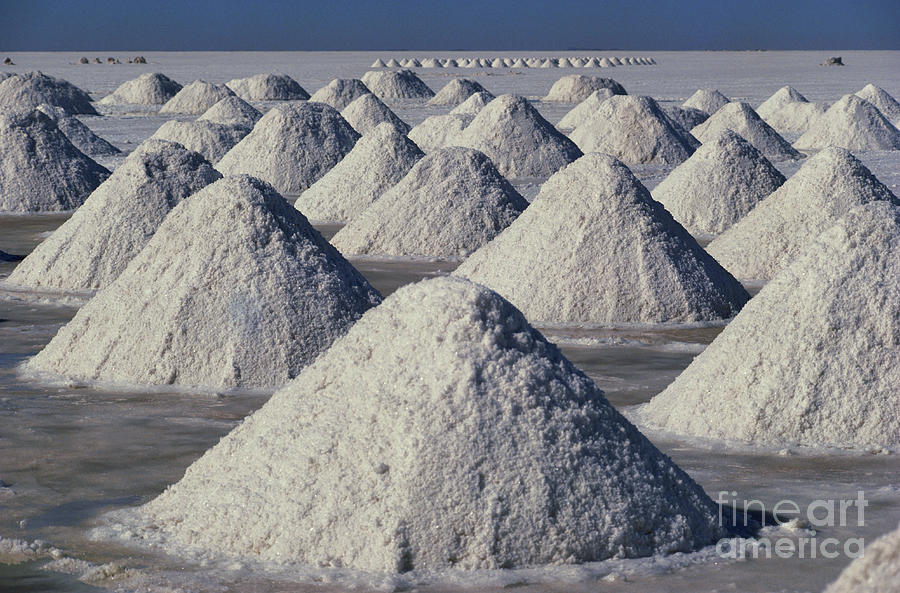 Salt Extraction in Bolivia Photograph by Daniele Pellegrini