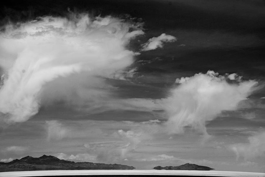 Salt Flats Clouds Photograph by Eric Tressler