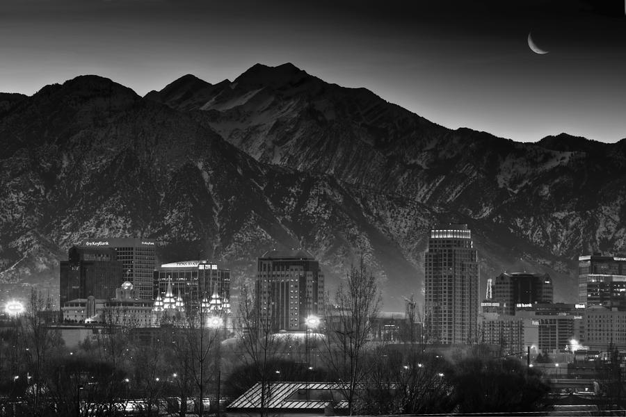Salt Lake City Utah Skyline Photograph by Douglas Pulsipher