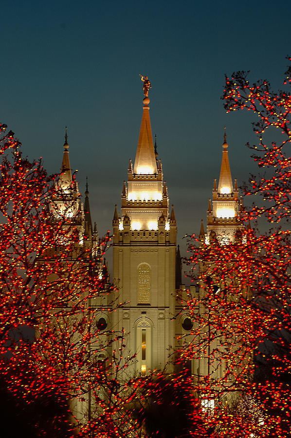 Salt Lake City Photograph - Salt Lake Temple by Carl Nielsen
