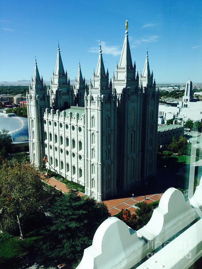 Salt Lake Temple The Church of Jesus Christ of Latter-day Saints  Photograph by Richard W Linford