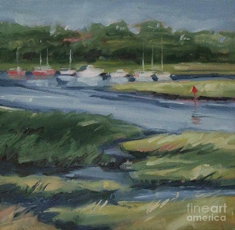 Salt Marsh Painting by Mary Hubley