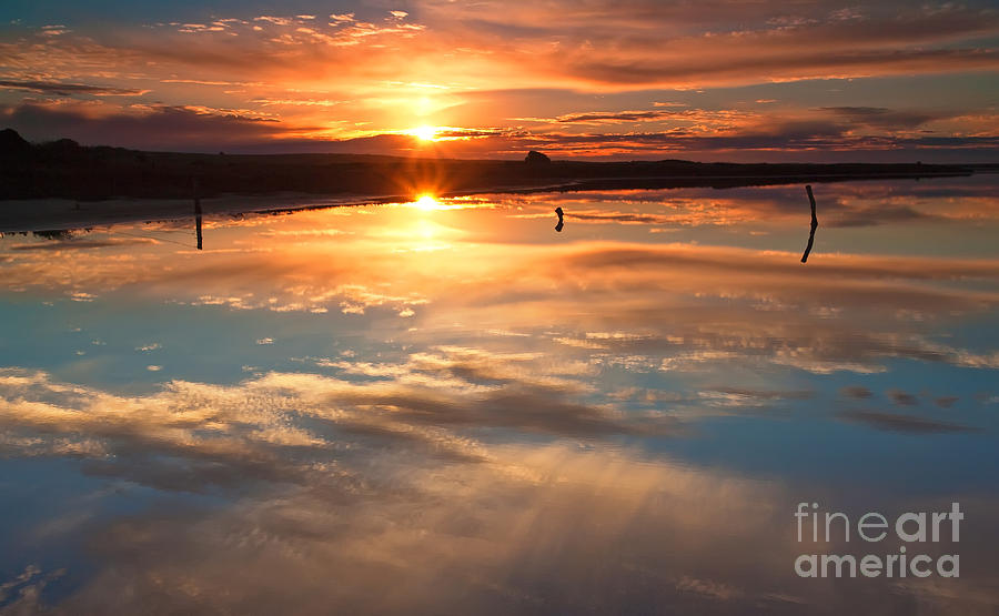Salt Pan Sunrise Photograph by Bill  Robinson