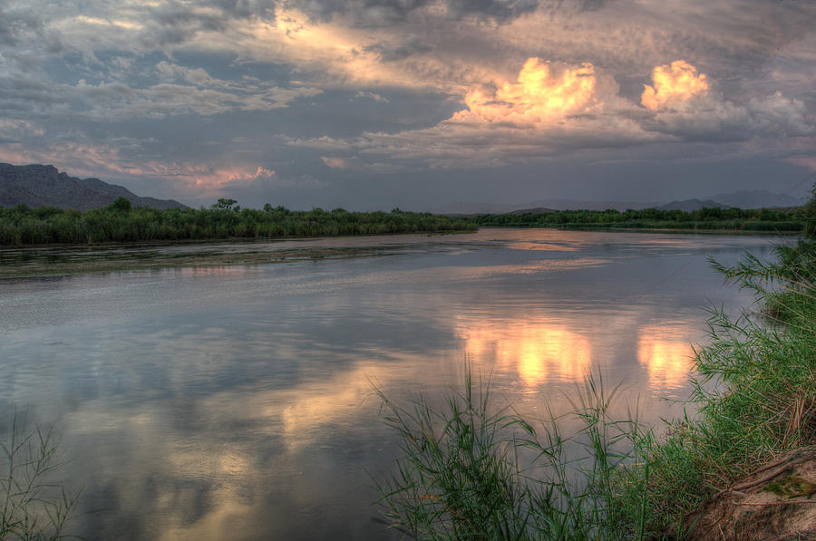 Salt River Sunset Photograph by Tam Ryan