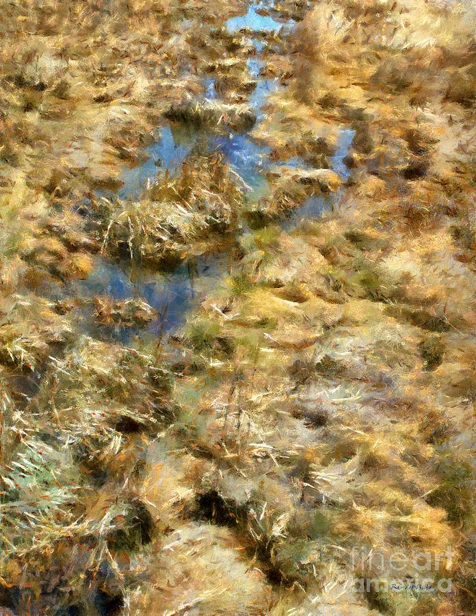 Nature Painting - Saltmarsh Thaw by RC DeWinter