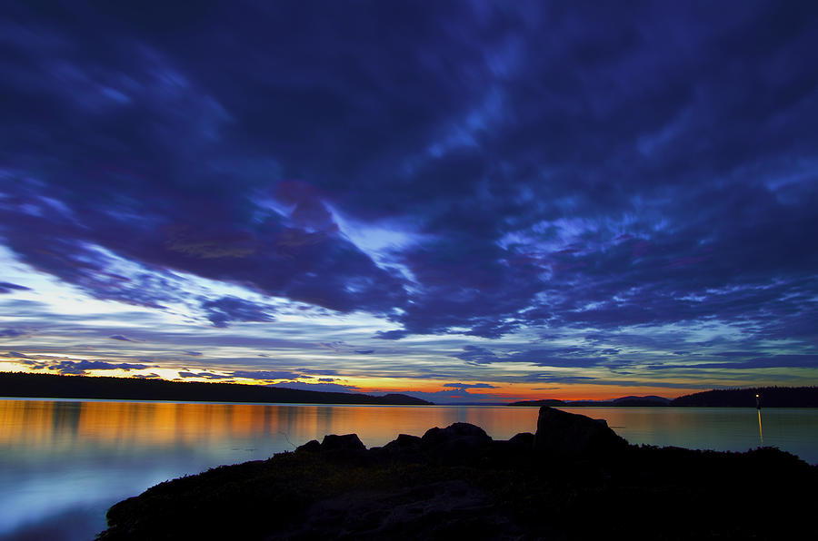 Saltspring Island Sunset Photograph