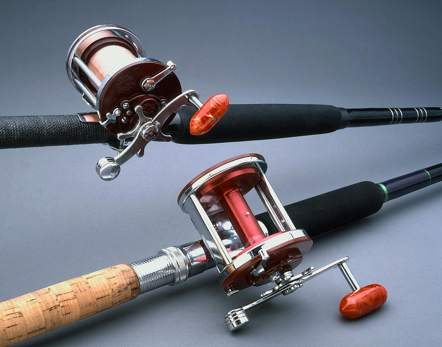 Saltwater Fishing Rods And Reels Photograph by Theodore Clutter