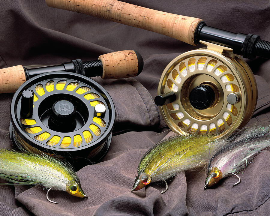 Saltwater Fly Fishing Rods, Reels Photograph by Theodore