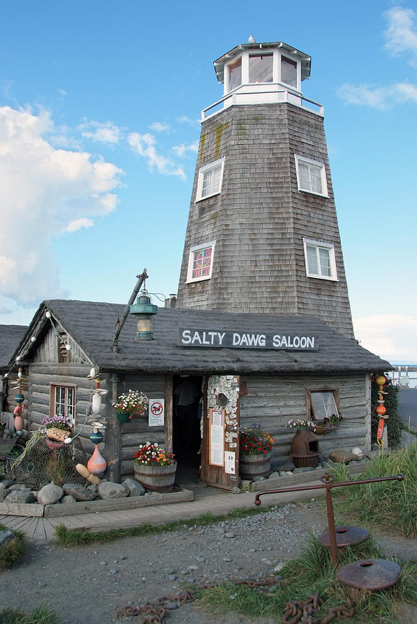 Winslow Homer Photograph - Salty Dawg Saloon In Homer Alaska by Scott Lenhart