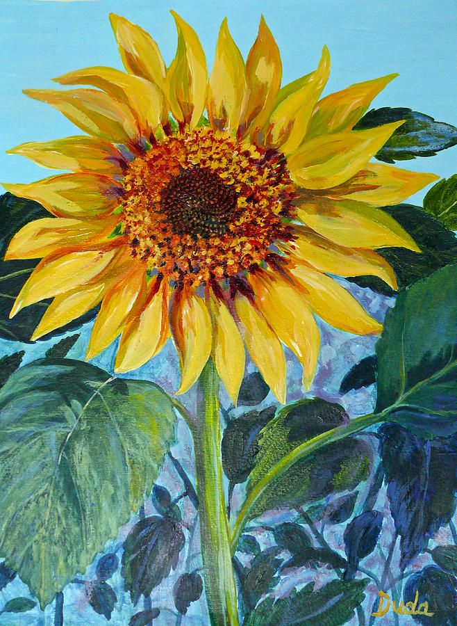 Salute the Sun Painting by Susan Duda