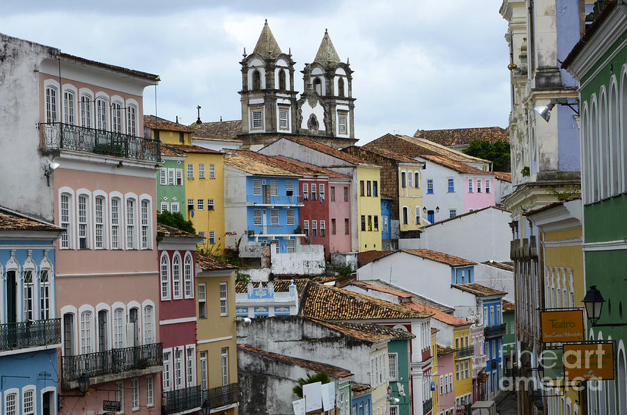 City Scene Photograph - Salvador Brazil The Magic Of Color 2 by Bob Christopher