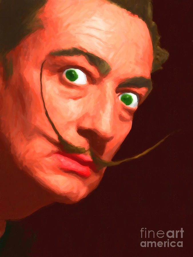 Salvador Dali 20141213 v1 Photograph by Wingsdomain Art and Photography ...