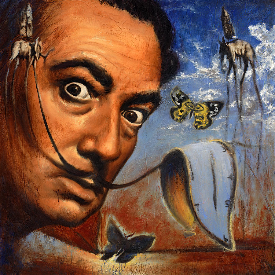 salvador dali portrait painting