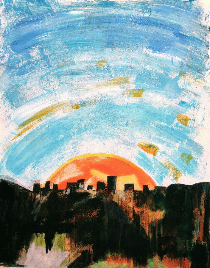 Sun Painting - Salvation by Valerie Lynch Sun Painting - Salvation by Valerie Lynch