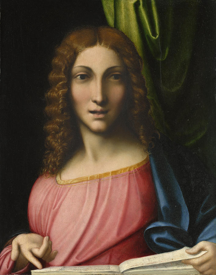 Salvator Mundi Painting by Antonio Allegri Correggio