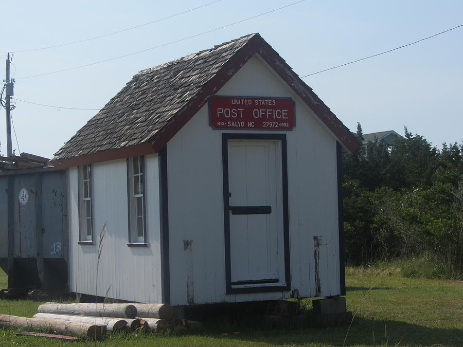 Landscape Photograph - Salvo Post Office 2 by Cathy Lindsey