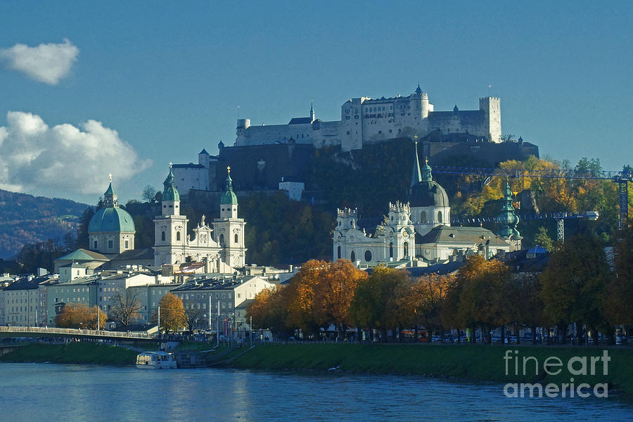 Salzburg Austria in fall Photograph by Rudi Prott