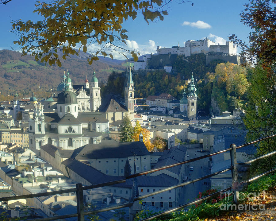 Salzburg in autumn 2 Photograph by Rudi Prott