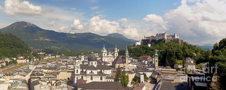 Salzburg panorama 1 Photograph by Rudi Prott