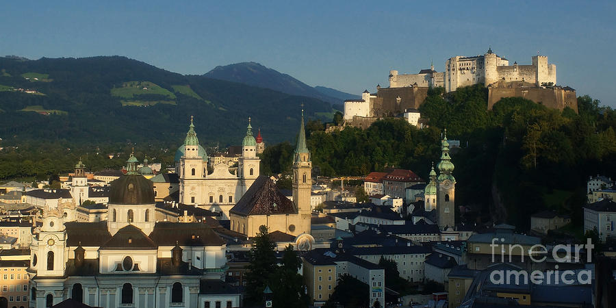 Salzburg panorama 13 Photograph by Rudi Prott