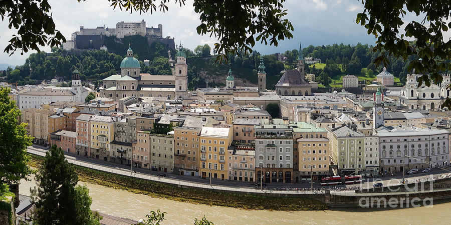 Salzburg panorama 7 Photograph by Rudi Prott