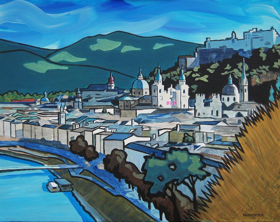 Salzburg Painting by Tommy Midyette