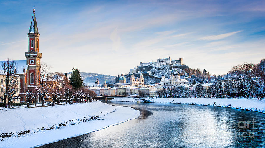 Salzburg Winter Fairy Tale Photograph by JR Photography