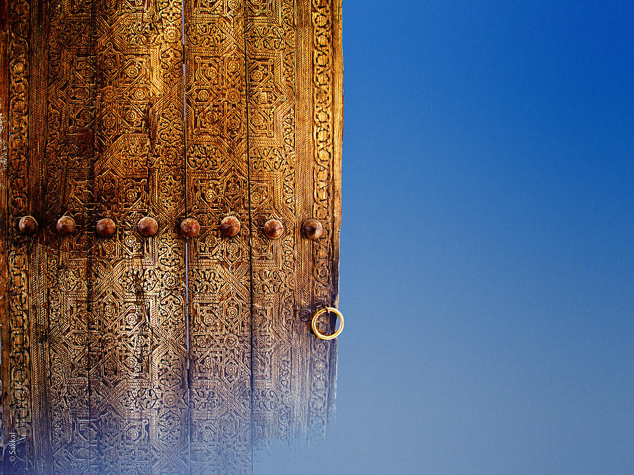 Pattern Photograph - Samarkand door by Mamoun Sakkal