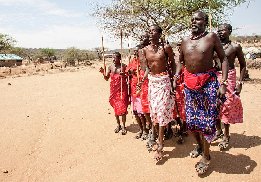 Africa Photograph - Samburu Tribal Dance by Photostock-israel