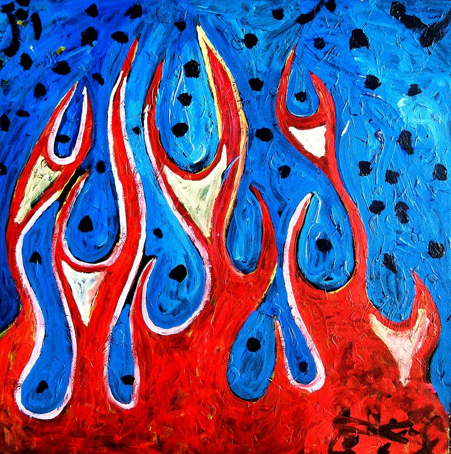 Same Flame Diferent Day Painting by Neal Barbosa