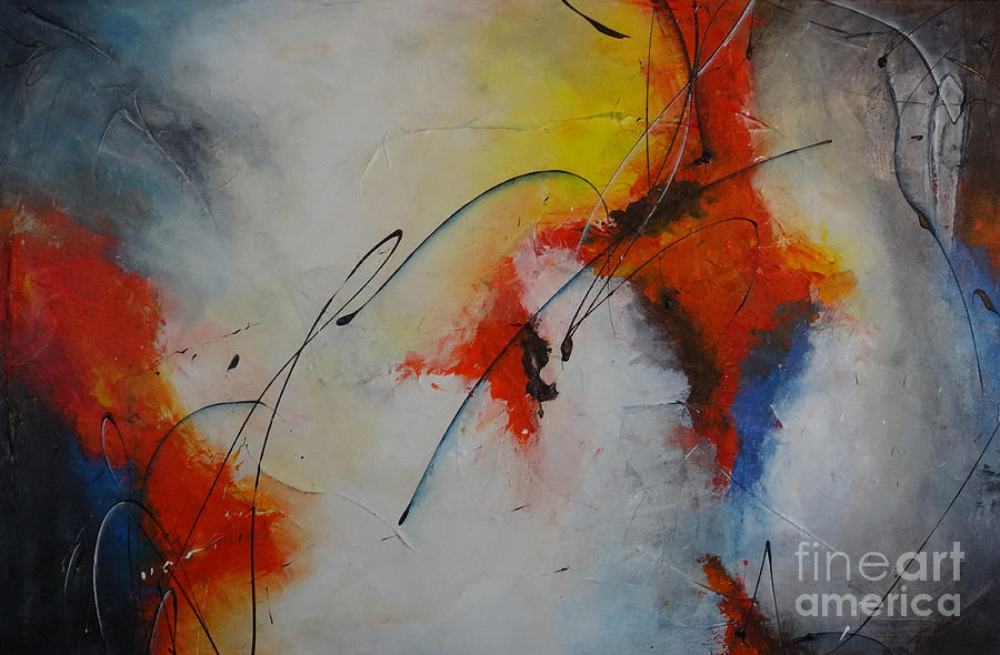 Abstract Painting - Same Ol me  by Bradley Carter