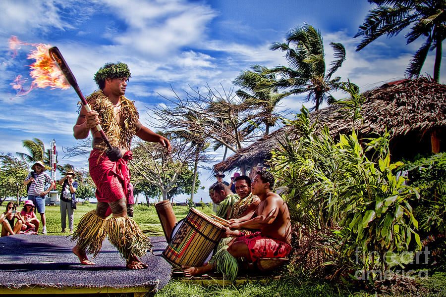 Music Photograph - Samoan Torch Bearer by David Smith