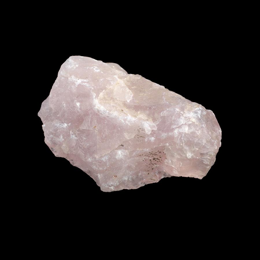 Still Life Photograph - Sample Of Rose Quartz by Science Photo Library
