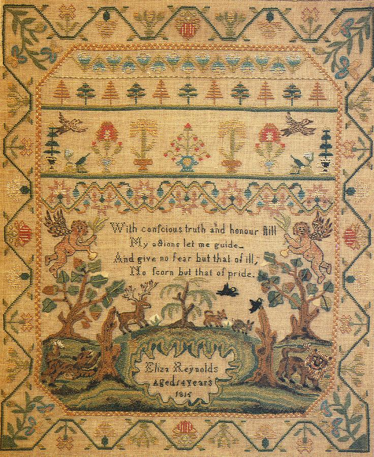 Sampler Tapestry - Textile by Eliza Reynolds