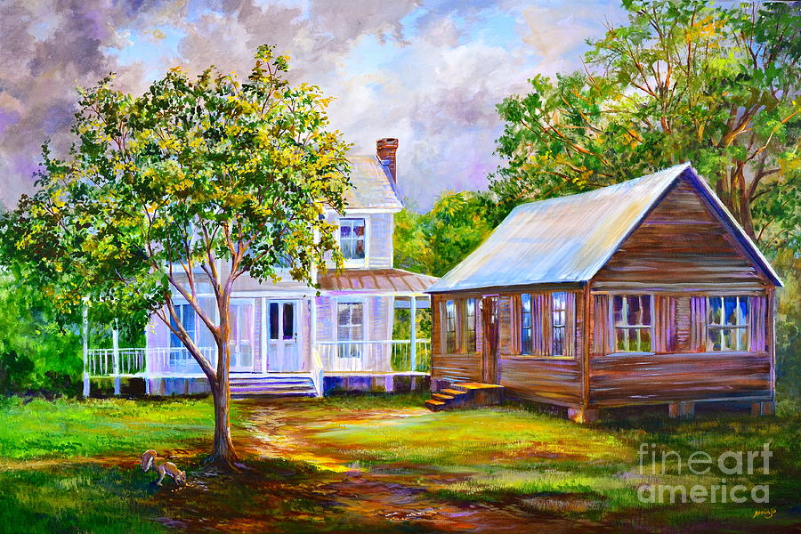 Architecture Painting - Sams Place by AnnaJo Vahle