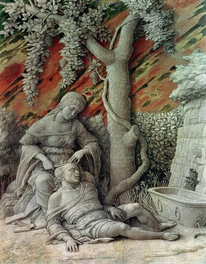 Samson And Delilah, C.1500 Glue Size On Linen Photograph