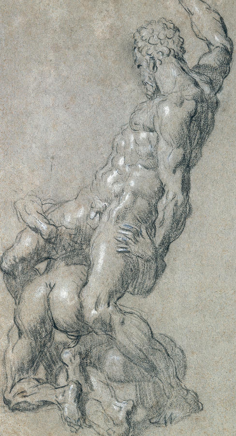 Samson Killing the Philistines Painting by Jacopo Robusti Tintoretto