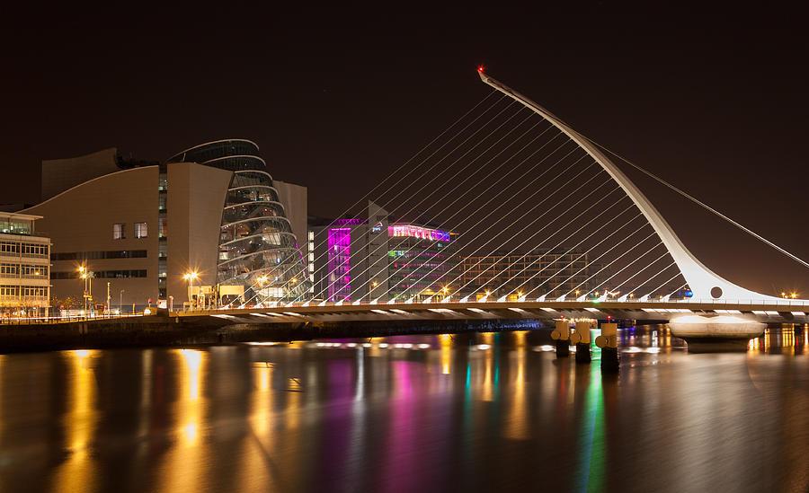 Samuel Beckett Bridge in Dublin City Photograph by Semmick Photo