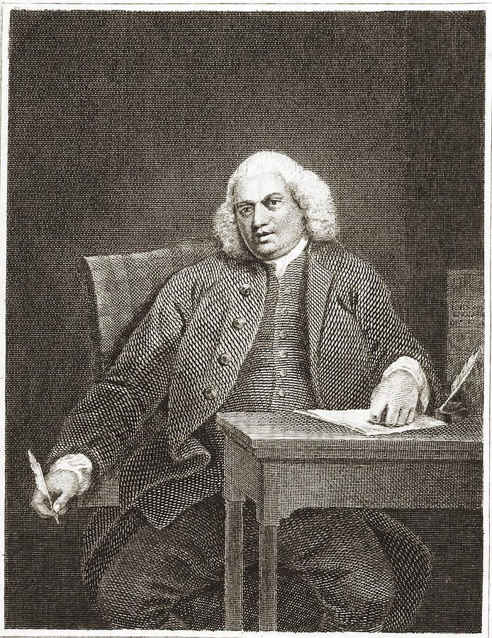 Samuel Johnson, English Author Photograph by British Library